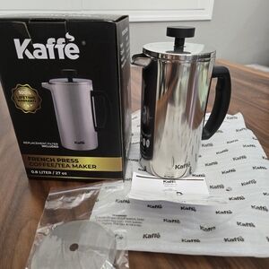 Kaffe Stainless Steel French Press Coffee Maker